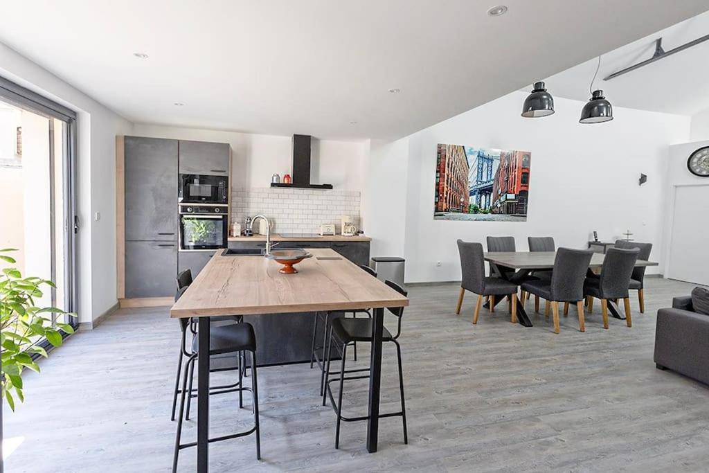 O Loft - 3 Chambres Avec 3 Salles De Bains - Parking - Climatisation 阿尔比 外观 照片
